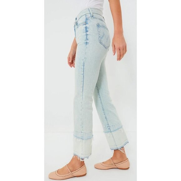 NWT Mother Superior Sideways The Insider Double Double Hover Jeans-sz 32 - Picture 3 of 13